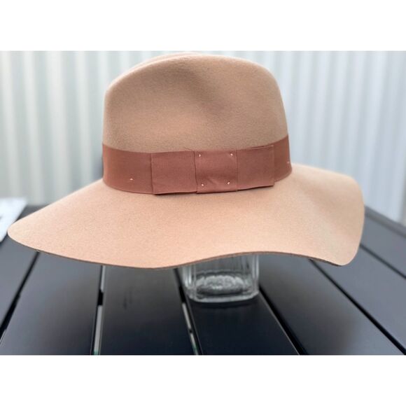 Brixton Supply Company Piper Blush Wool Floppy Felt Panama Hat SZ S (7 = 56 CM) - Picture 5 of 12